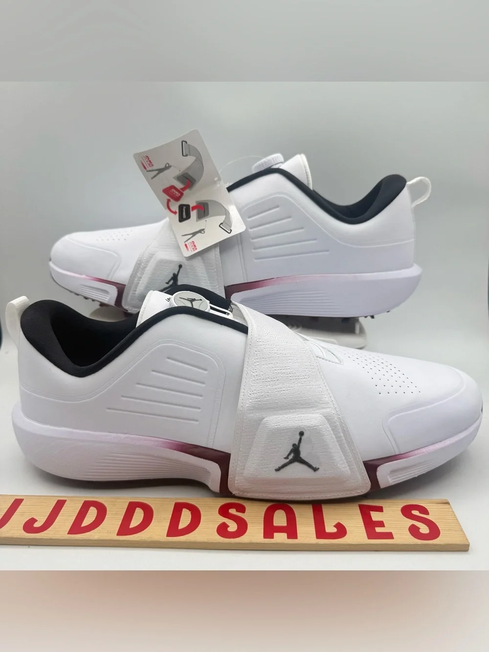 Nike Air Jordan Rev Golf Shoes White Black Team Red FV6338-104 Men’s Sz 15 NEW
